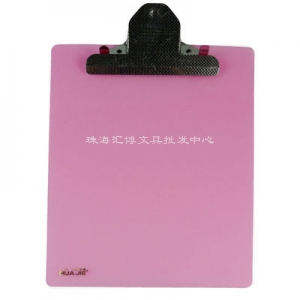 华杰H107A透明蝴蝶单板夹(软)A4（特价）